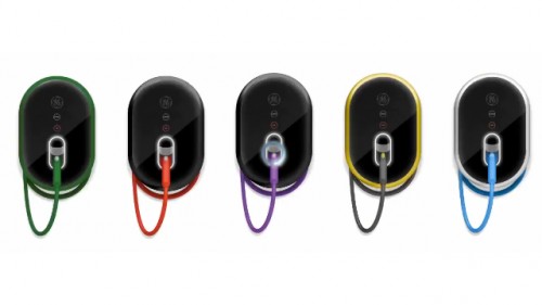 borne de charge ge wattstation prise de charge voiture électrique ge wattstation